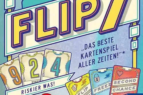 FLIP 7, ein schnelles Kartenspiel mit einfachen Regeln und hoher Spannung.